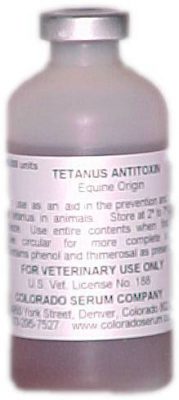 sheepman tetanus antitoxin